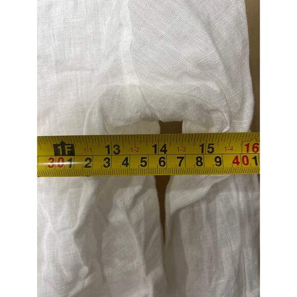 Bella Dahl Los Angeles NWT White Linen Top Button Down XS - Picture 5 of 6
